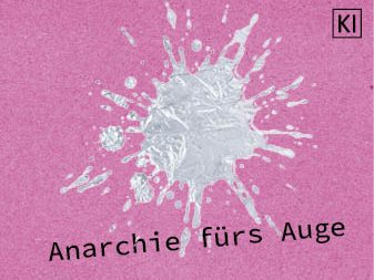 Pinkes Sonderpapier mit silbernem Splash. es sind KI-Elemente enthalten.